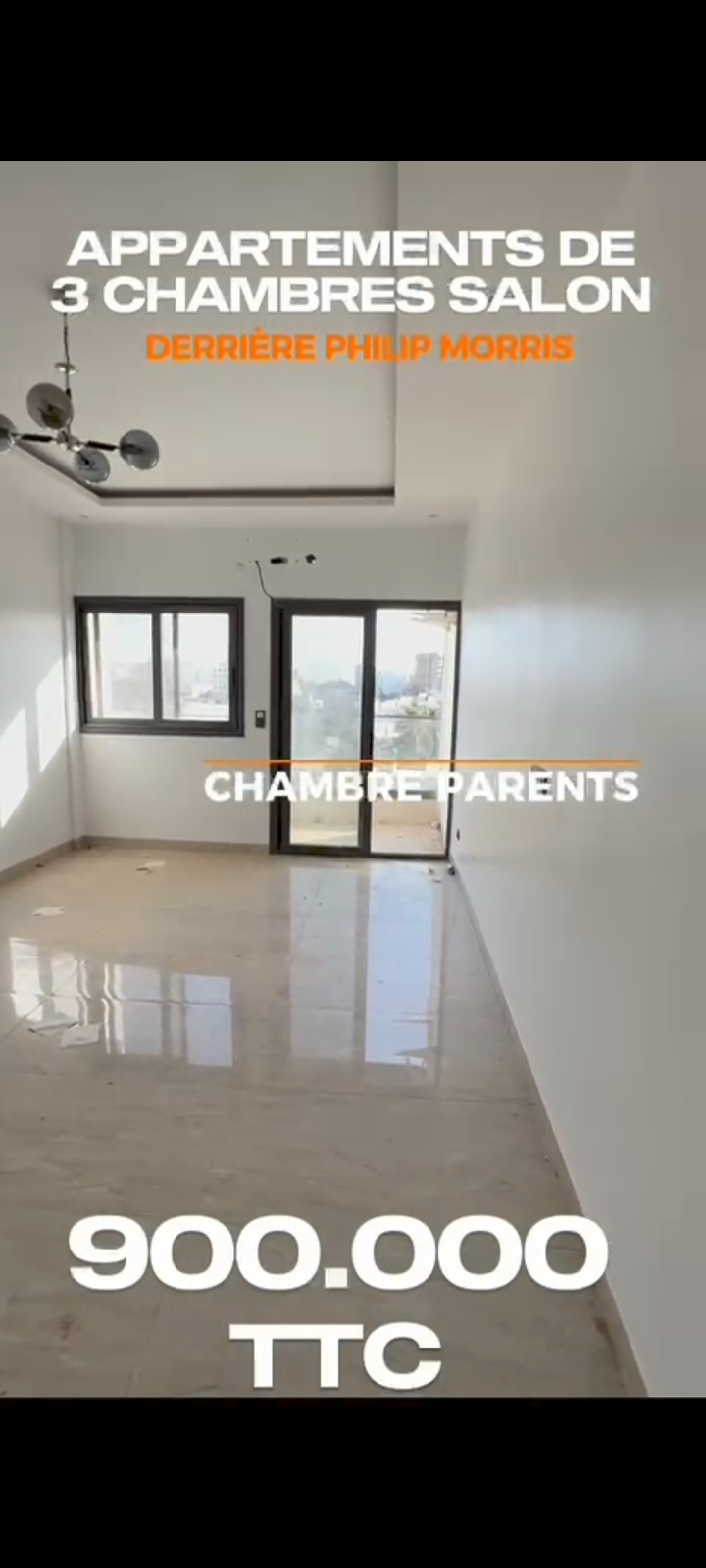 Appartement 4 pièces avec piscine et ascenseur à louer aux Almadies
