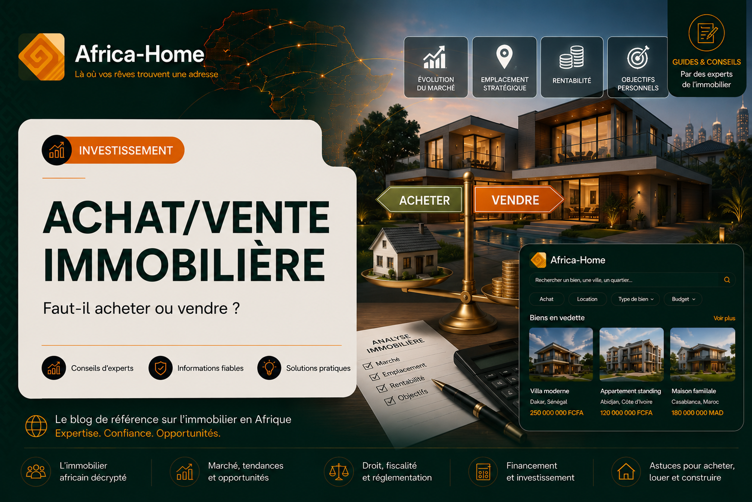 Immobilier : Faut-il d'abord acheter ou vendre ?