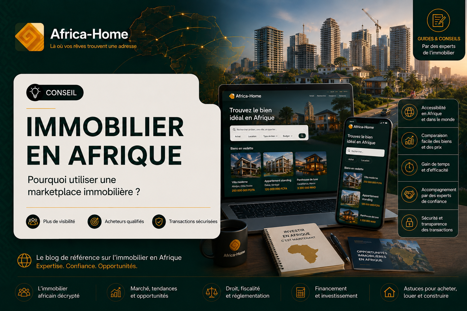 Immobilier Africain : Pourquoi utiliser une marketplace immobilière ?