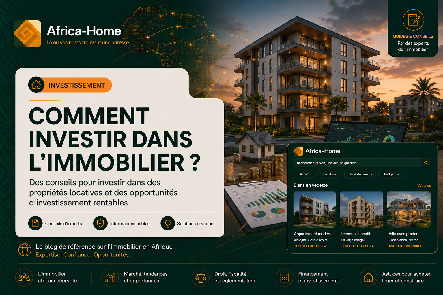 Comment investir dans l'immobilier : Des conseils pour investir dans des propriétés locatives et des opportunités d'investissement rentables.